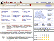 Tablet Screenshot of berliner-verzeichnis.de